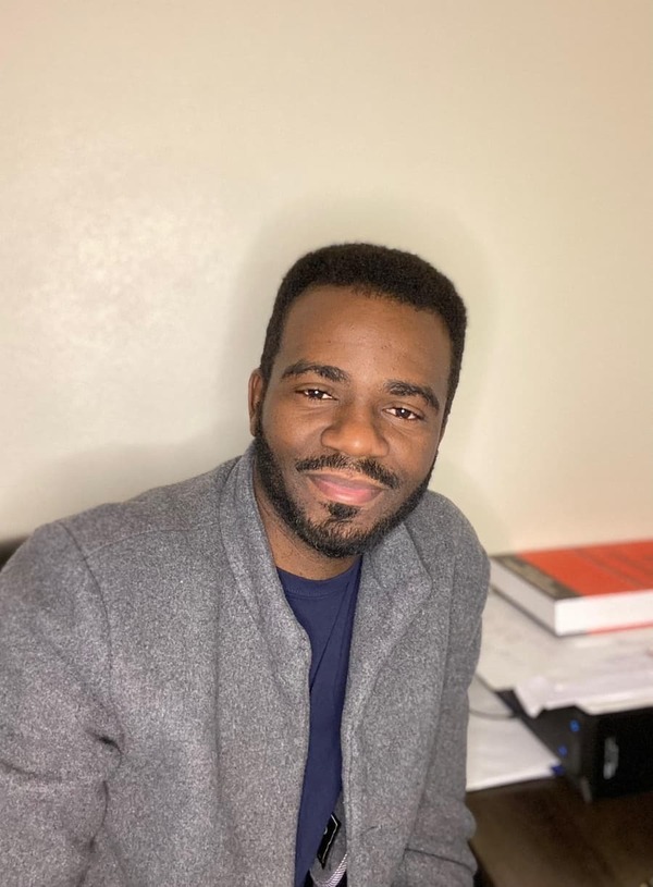 Headshot of graduate student Samson M'boueke